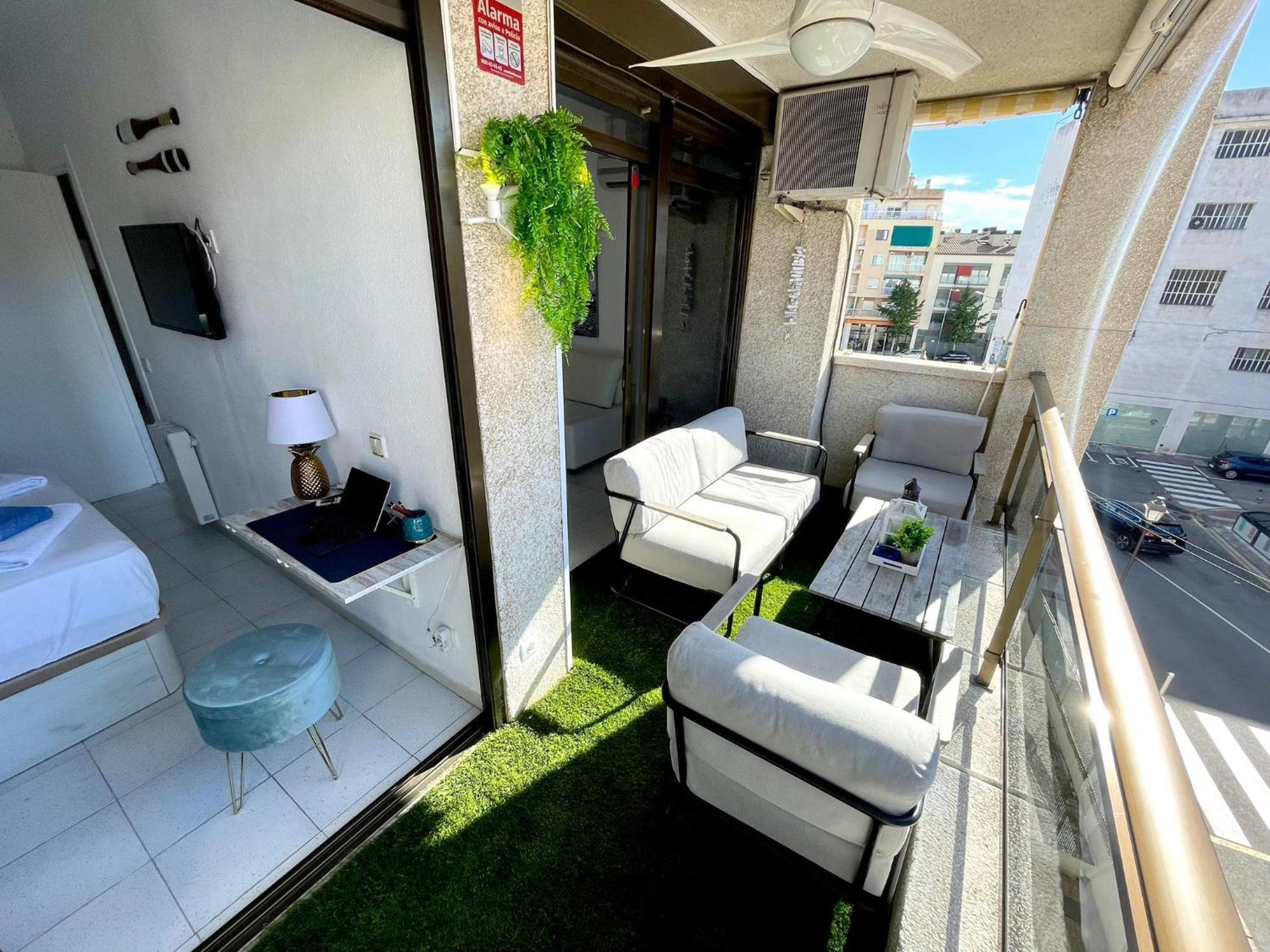 Apartemento Piscina Centro Calella 3 Min Playa Εξωτερικό φωτογραφία
